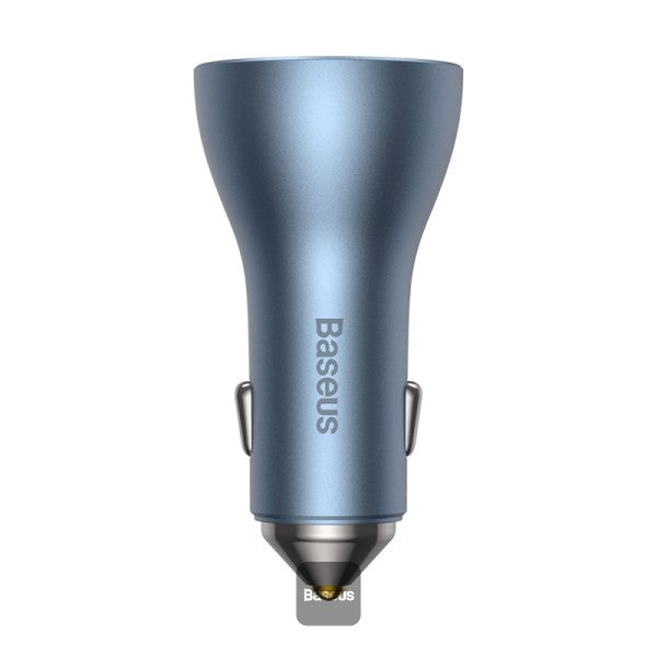 Baseus Golden Contactor Pro Triple Car Charger 65W U+C+C BLU