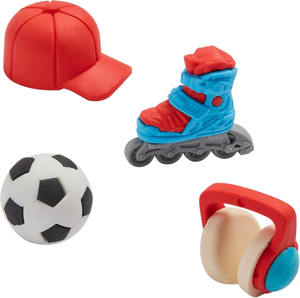 Tinc Set of 4 Cool Dude Erasers