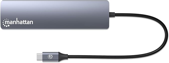 Manhattan USB-C PD 6-in-1 4K Docking Station / Multiport Hub