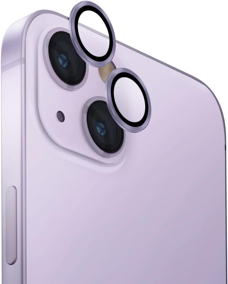واقي عدسة الكاميرا iPhone 14 و Plus - بنفسجي فاتح من Uniq Optix