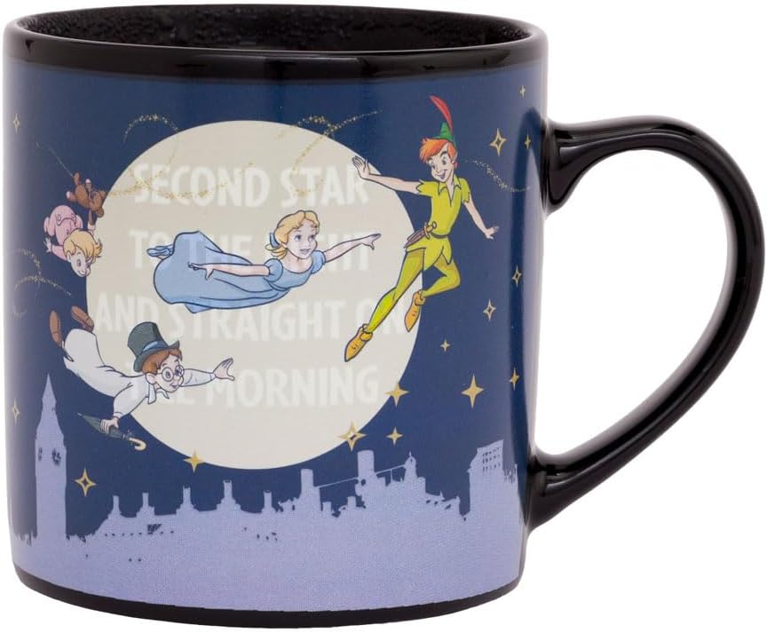 Halfmoon Bay Mug Heat Changing Classic Boxed 310Ml Disney Peter Pan