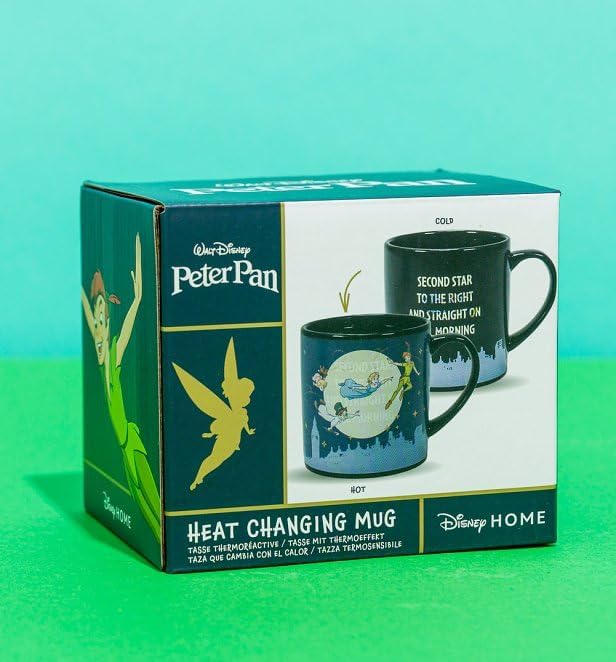 Halfmoon Bay Mug Heat Changing Classic Boxed 310Ml Disney Peter Pan