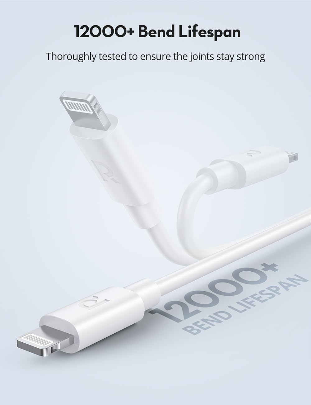 Ravpower RP-CB1016 TypeC-Lightning Cable 1m TPE