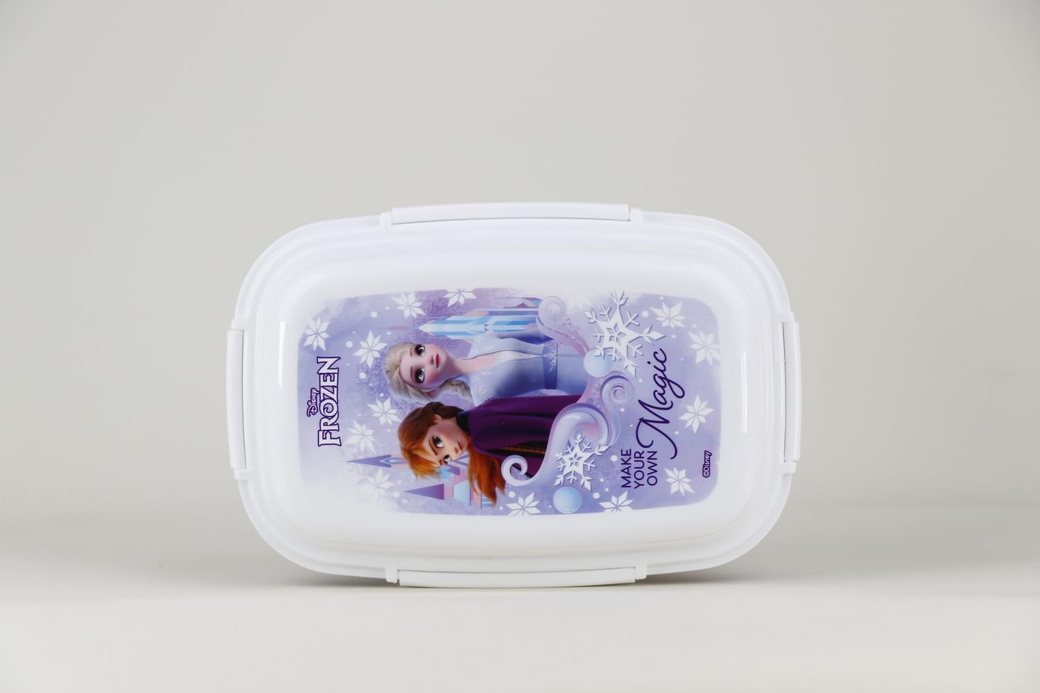 Disney - Frozen Lunch Box With 4 Clip Closures  & 4 Trays