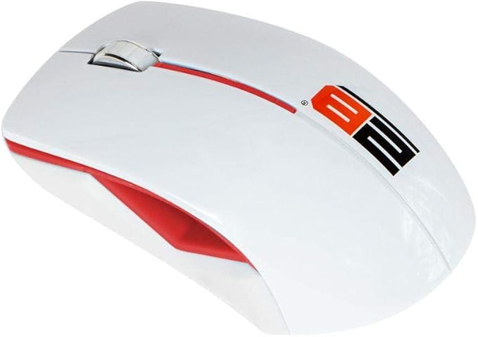 2B - 2.4G Wireless mouse, red with white cover