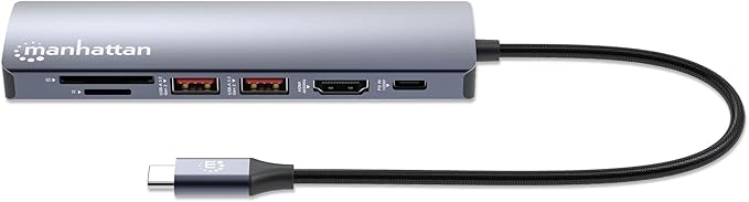 Manhattan USB-C PD 7-in-1 4K Docking Station / Multiport Hub