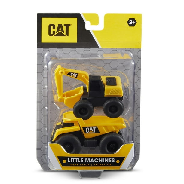 CAT Little Machines 2 Pk Dump Truck & Excavator