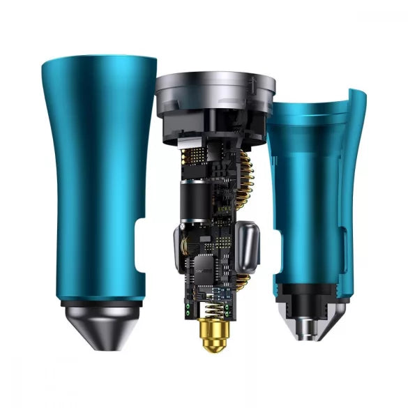 Baseus Golden Contactor Pro Dual Car Charger C+C 40W Blue