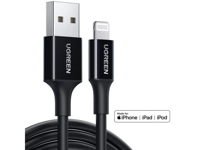 UGREEN Charging and Sync Data Cable USB to Lightning 1m |BK