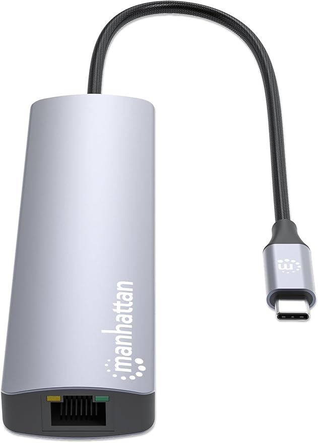 Manhattan USB-C PD 6-in-1 4K Docking Station / Multiport Hub