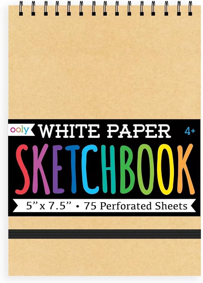 Ooly D.I.Y. Sketchbook Small White Paper 5 X 7.5 Inch
