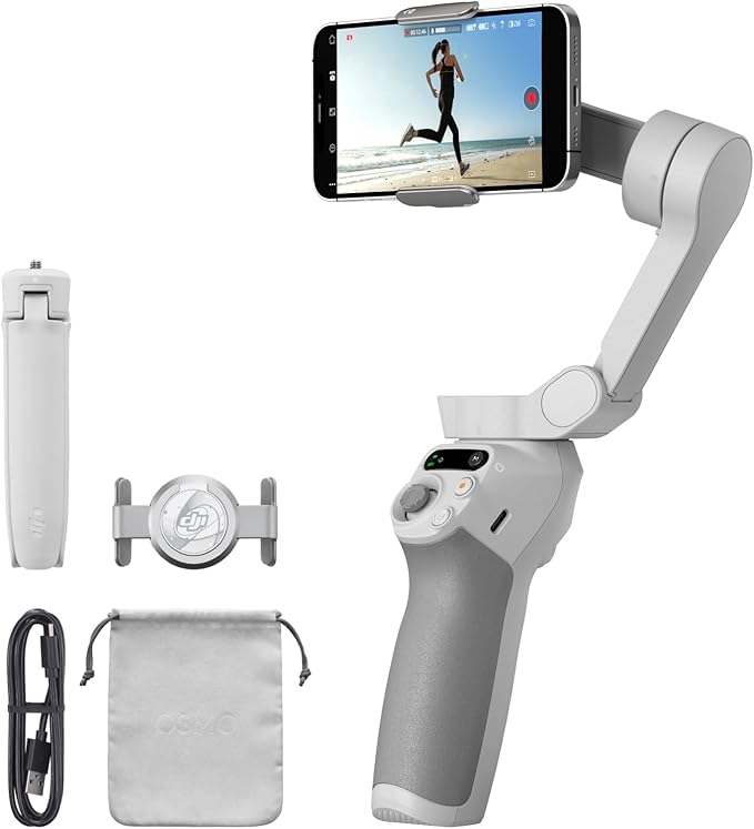 DJI Osmo Mobile SE Intelligent Gimbal, 3-Axis Phone Gimbal