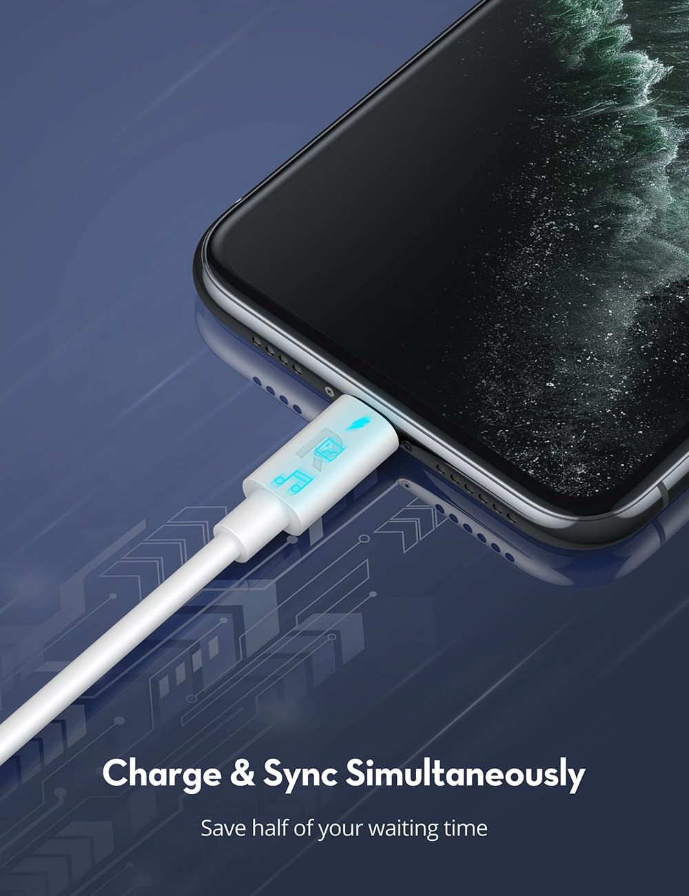 Ravpower RP-CB1016 TypeC-Lightning Cable 1m TPE