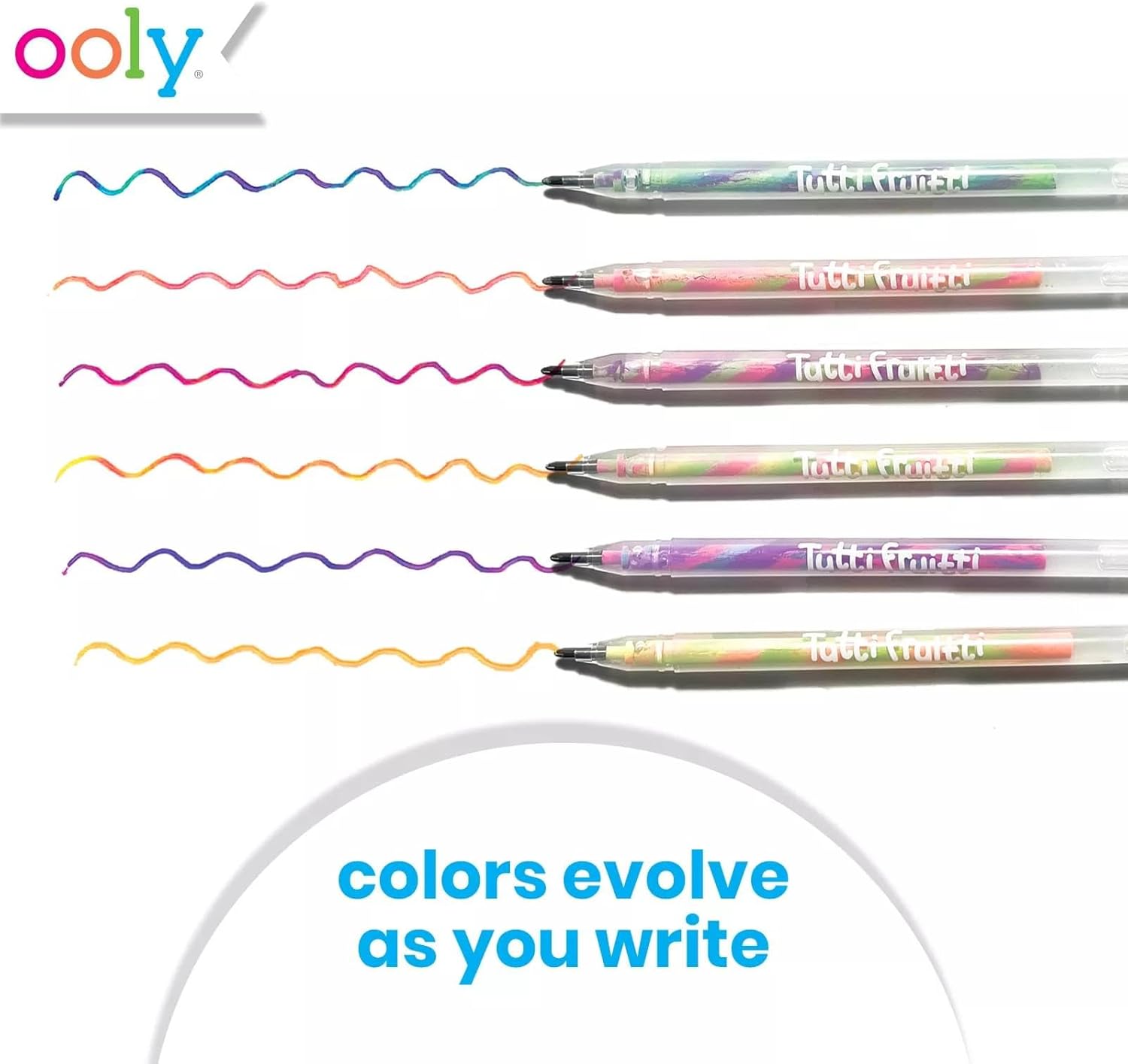 Ooly Tutti Fruitti Scented Colored Gel Pens Set Of 6