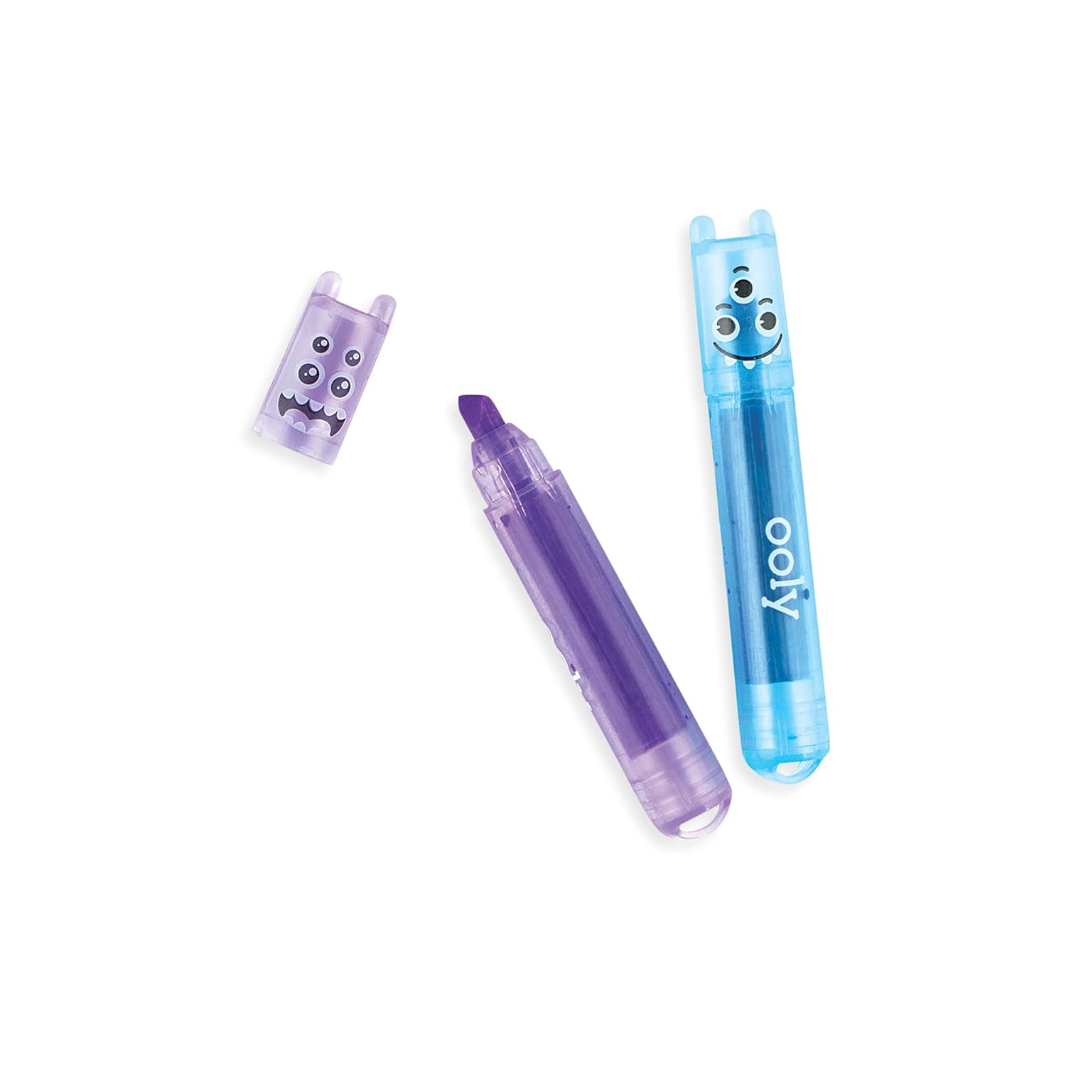 Ooly Mini Monster Scented Highlighters Set Of 6 Display Of 2