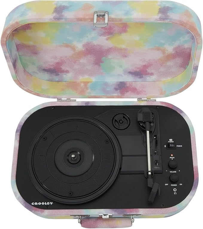 Crosley Discovery Portable Turntable Tie-Dye