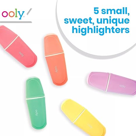 Ooly Le Bonbon Patisserie Pastel Highlighters Set Of 5
