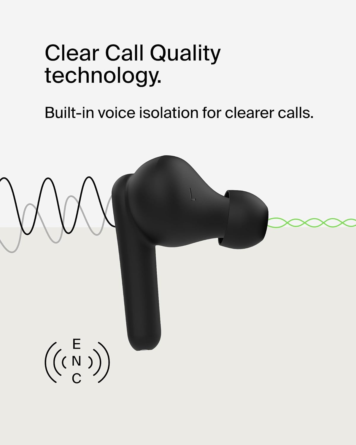 BELKIN - AUDIO - TRUE WIRELESS - SOUNDFORM RHYTHM - BLACK