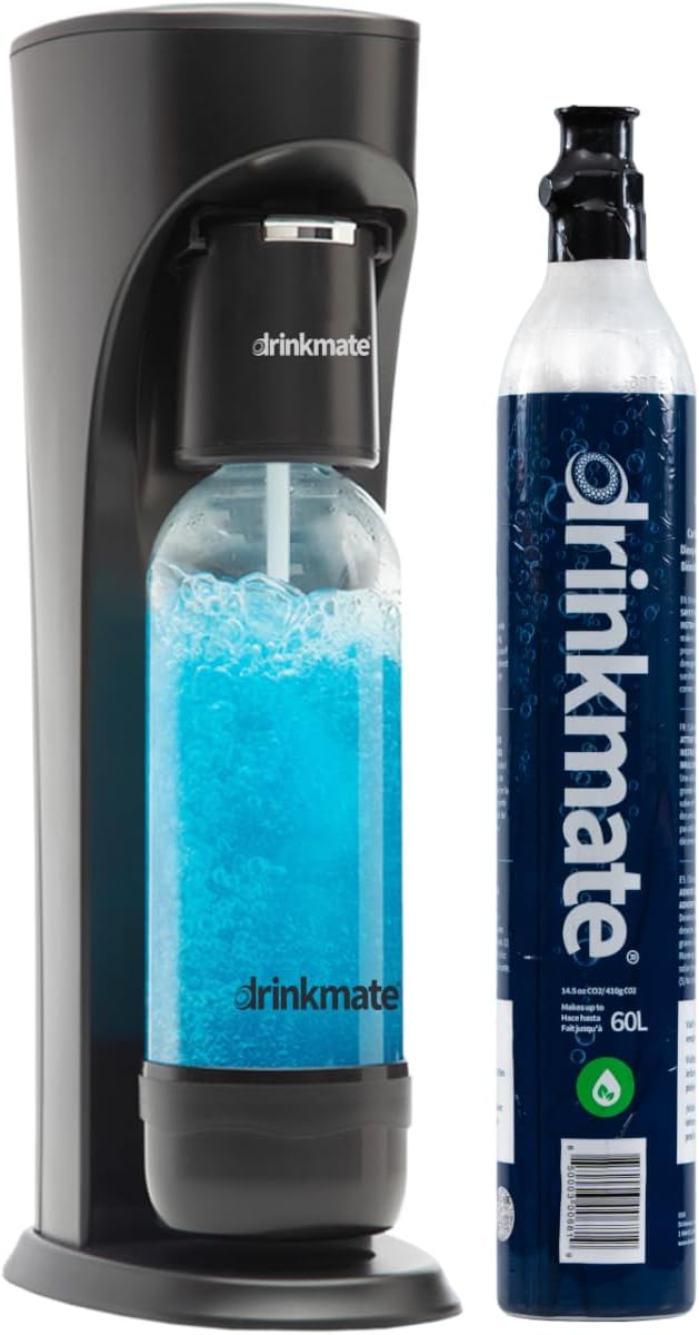 Drinkmate Machine Kit With Fizz Infuser Black