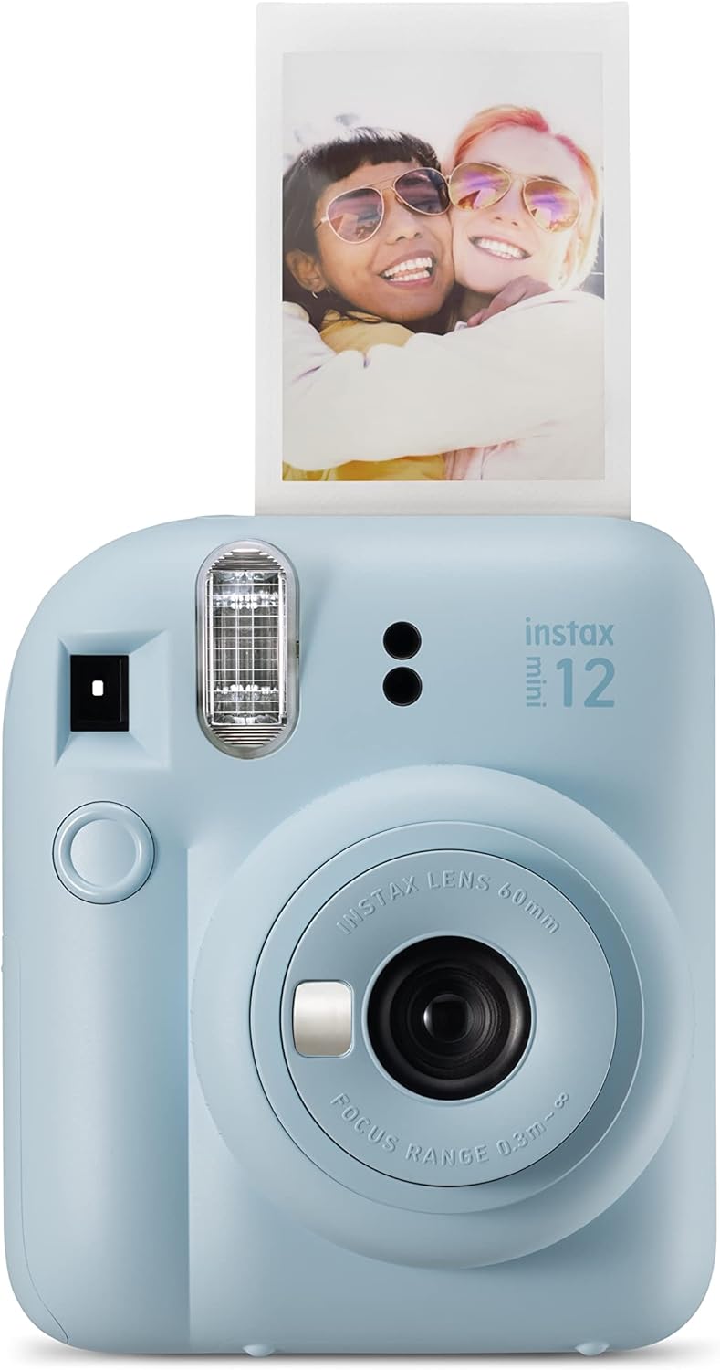علبة هدايا Instax Mini 12 (أزرق باستيلي)