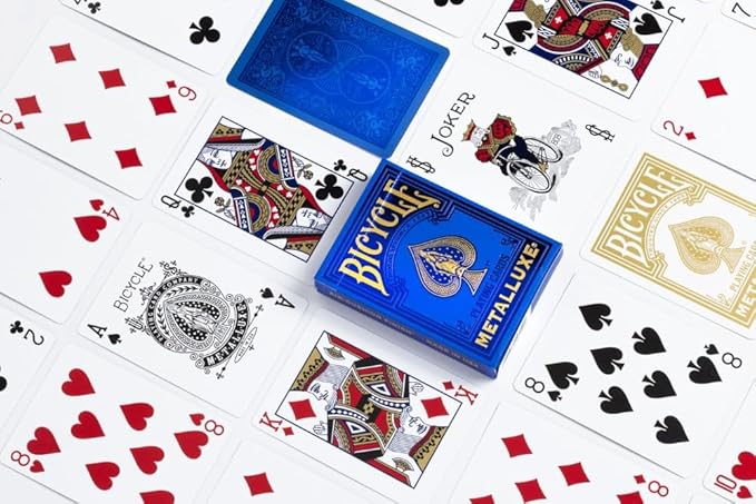 Playing Cards: Bicycle - Metalluxe Blue