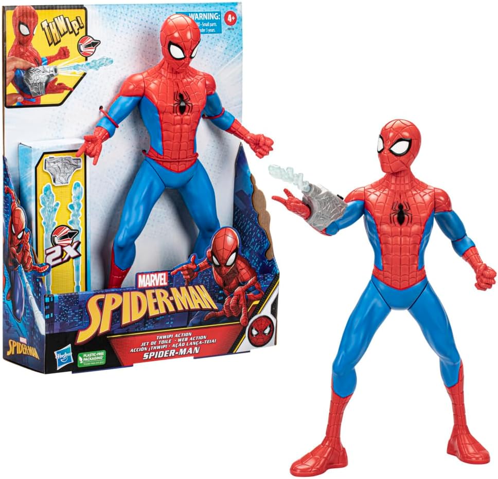 Marvel Spider-Man Kids Toy Thwip Action Figure