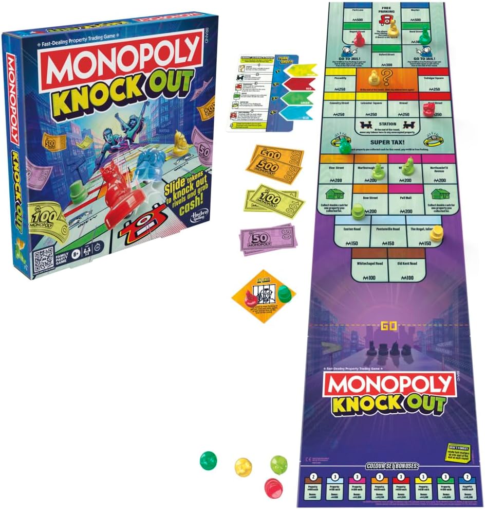 Monopoly Knockout Family Party Game