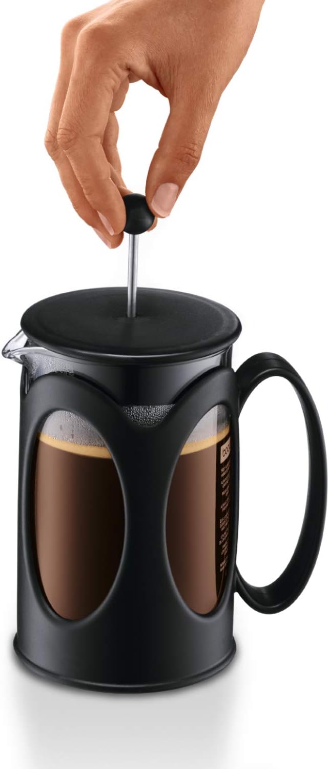 Kenya French Press 0.5L Curved Blk