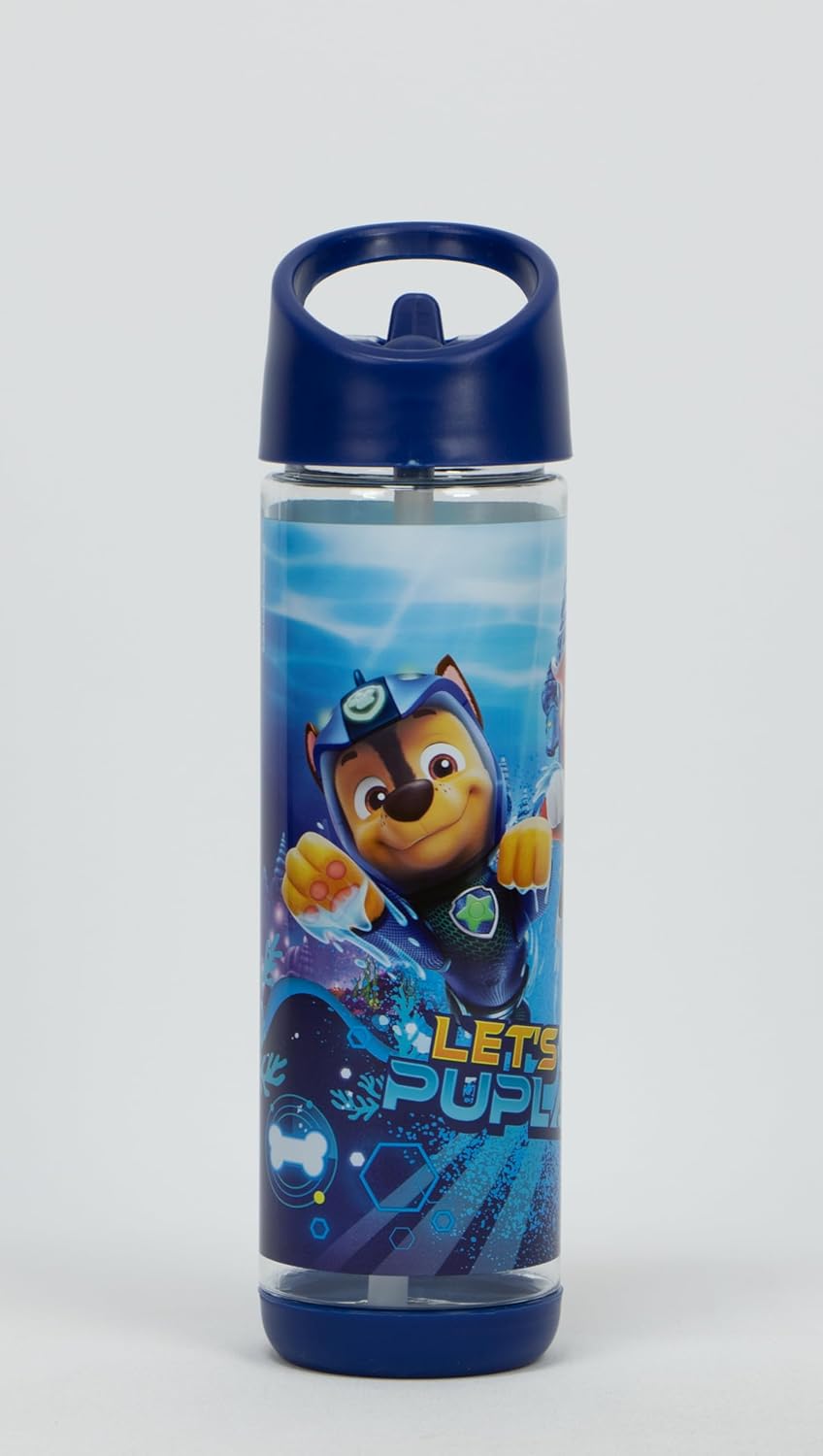 Paw Patrol  Water Bottle 500 Ml, Tritan Plastic Bpa Free