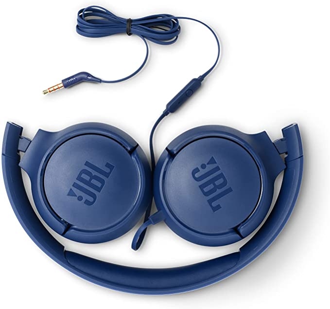 سماعات JBL TUNE 500 فوق الأذن - أزرق