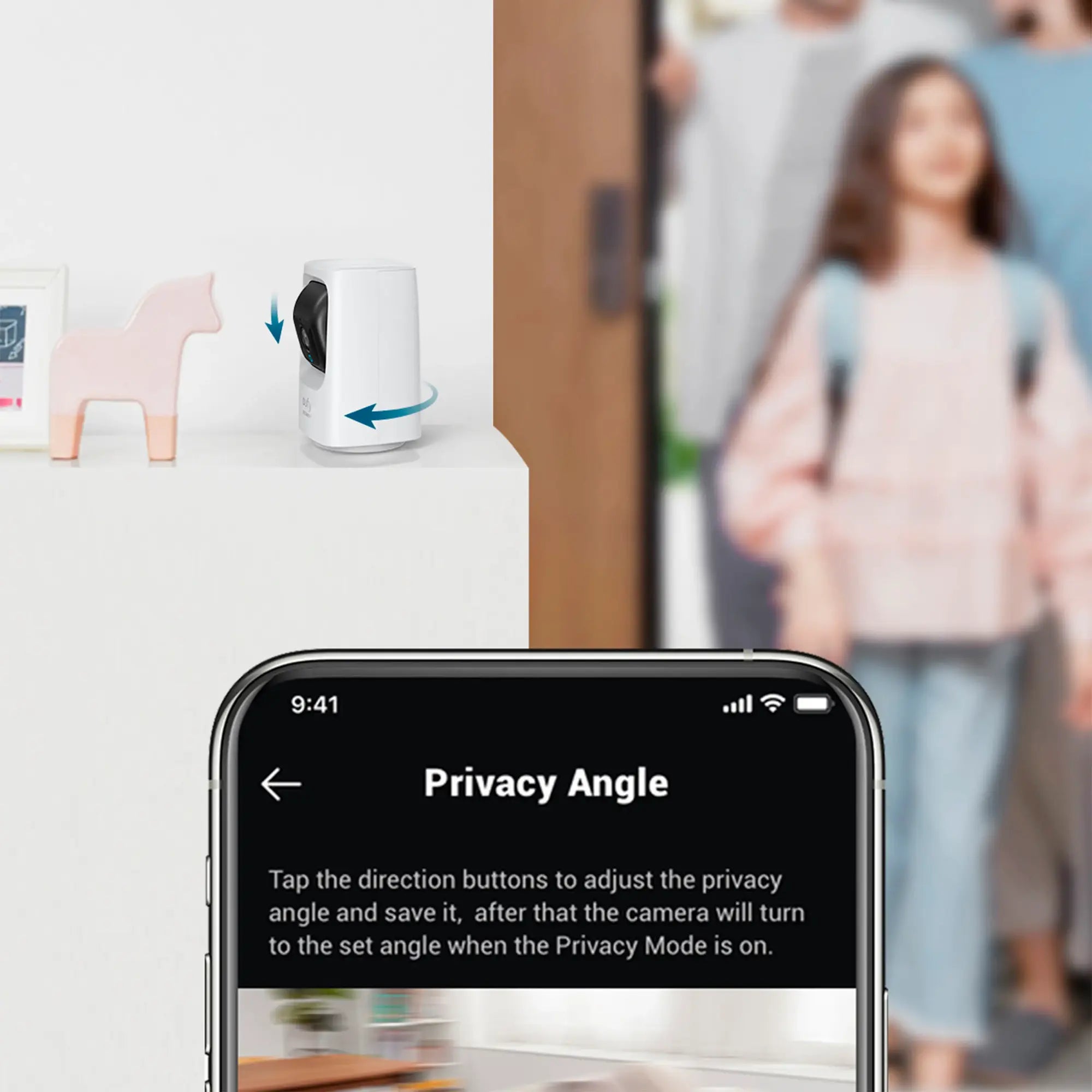 eufy Indoor Cam Mini 2K Pan & Tilt - White