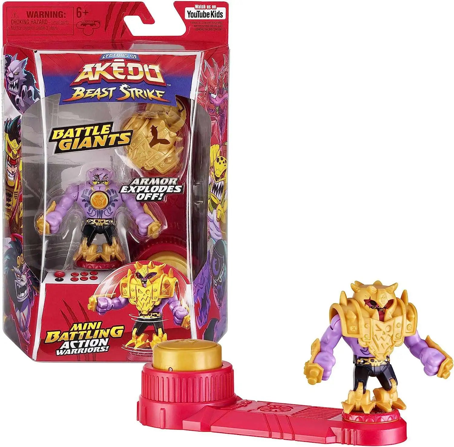 Legends of Akedo Beast Strike Battle Giants Gold Tusk