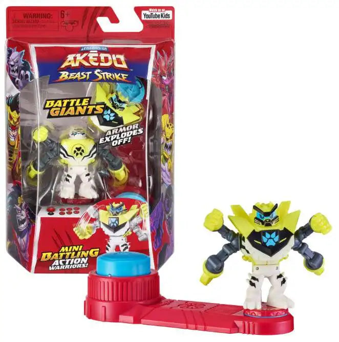 Legends of Akedo Beast Strike Battle Giants White Paw
