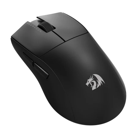 Redragon M916 PRO 3-Mode Wireless Gaming Mouse, Hype-Speed 4K Polling Rate, 49G Ultra-Light 26K DPI Gamer Mouse w/Ergonomic Natural Grip Build, Redefinable.Black