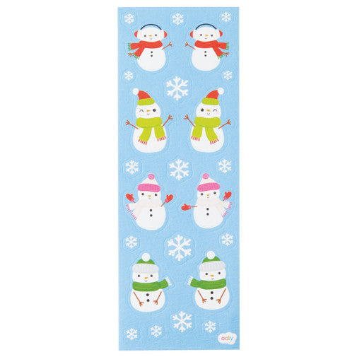 Ooly Stickiville Stickers: Snow Friends Skinny 2 Sheets