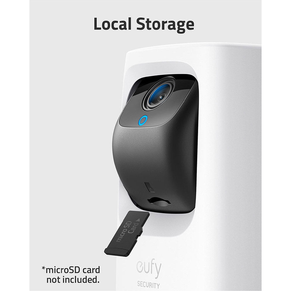 eufy Indoor Cam Mini 2K Pan & Tilt - White