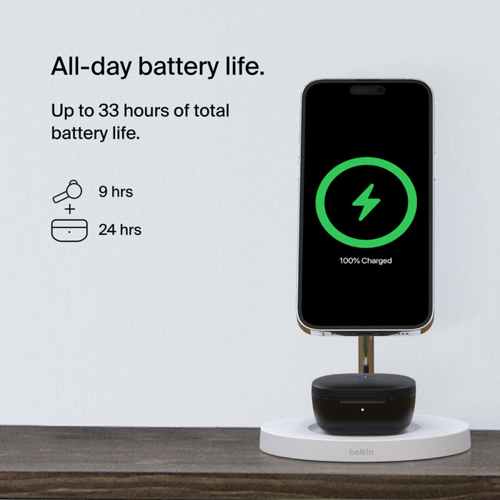 BELKIN - AUDIO -TRUE WIRELESS - SOUNDFORM MOTION - BLACK