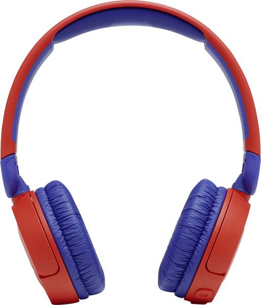 JBL JR310BT Red Kids wireless on-ear headphones reduced volume for safe listening