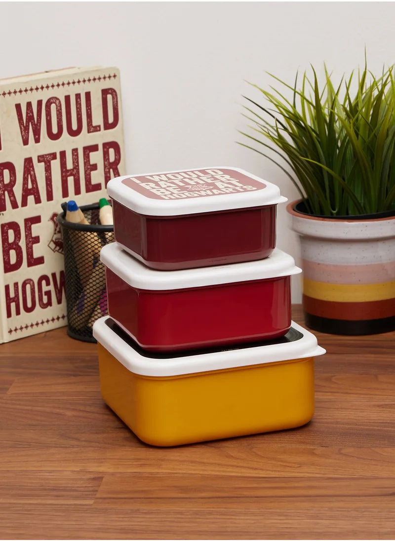 Halfmoon Bay Snack Boxes Set Of 3 Harry Potter Hogwarts