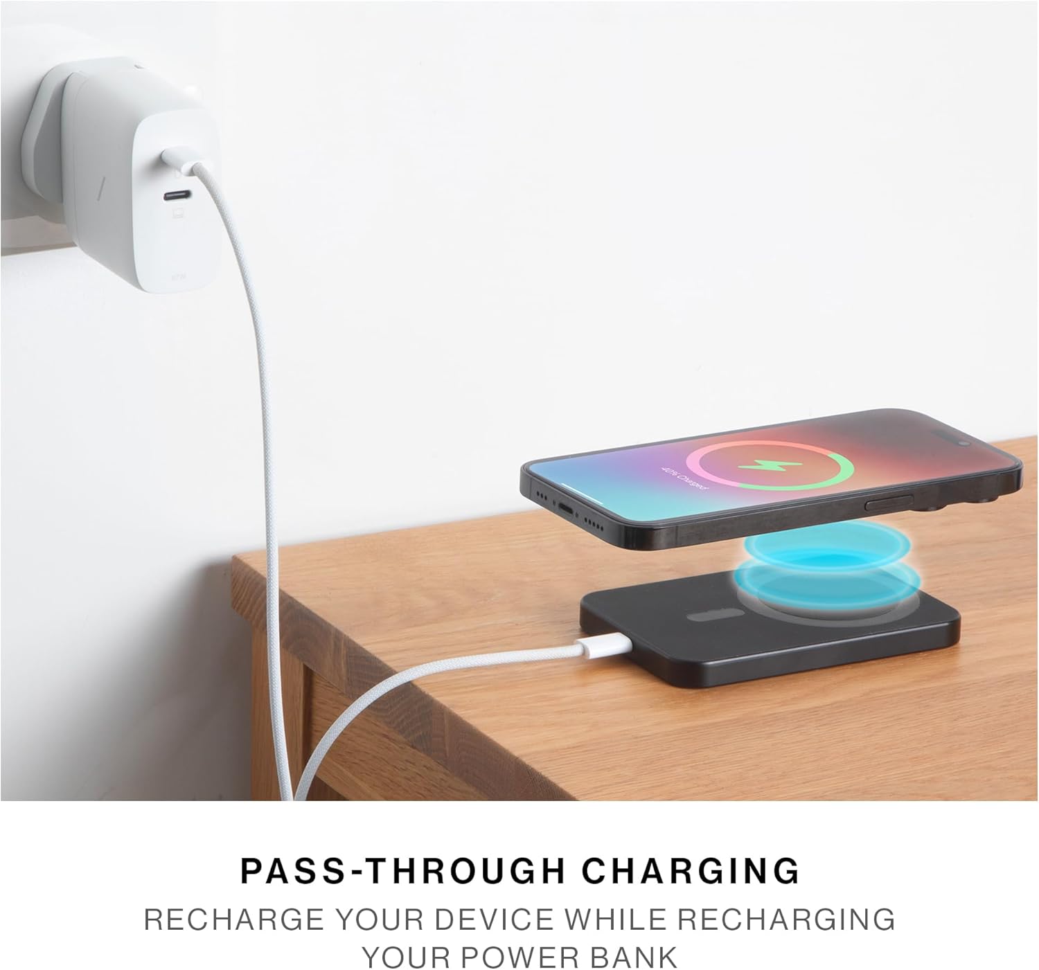 Native Union Magnetic Power Bank 5000Mah Slategreen