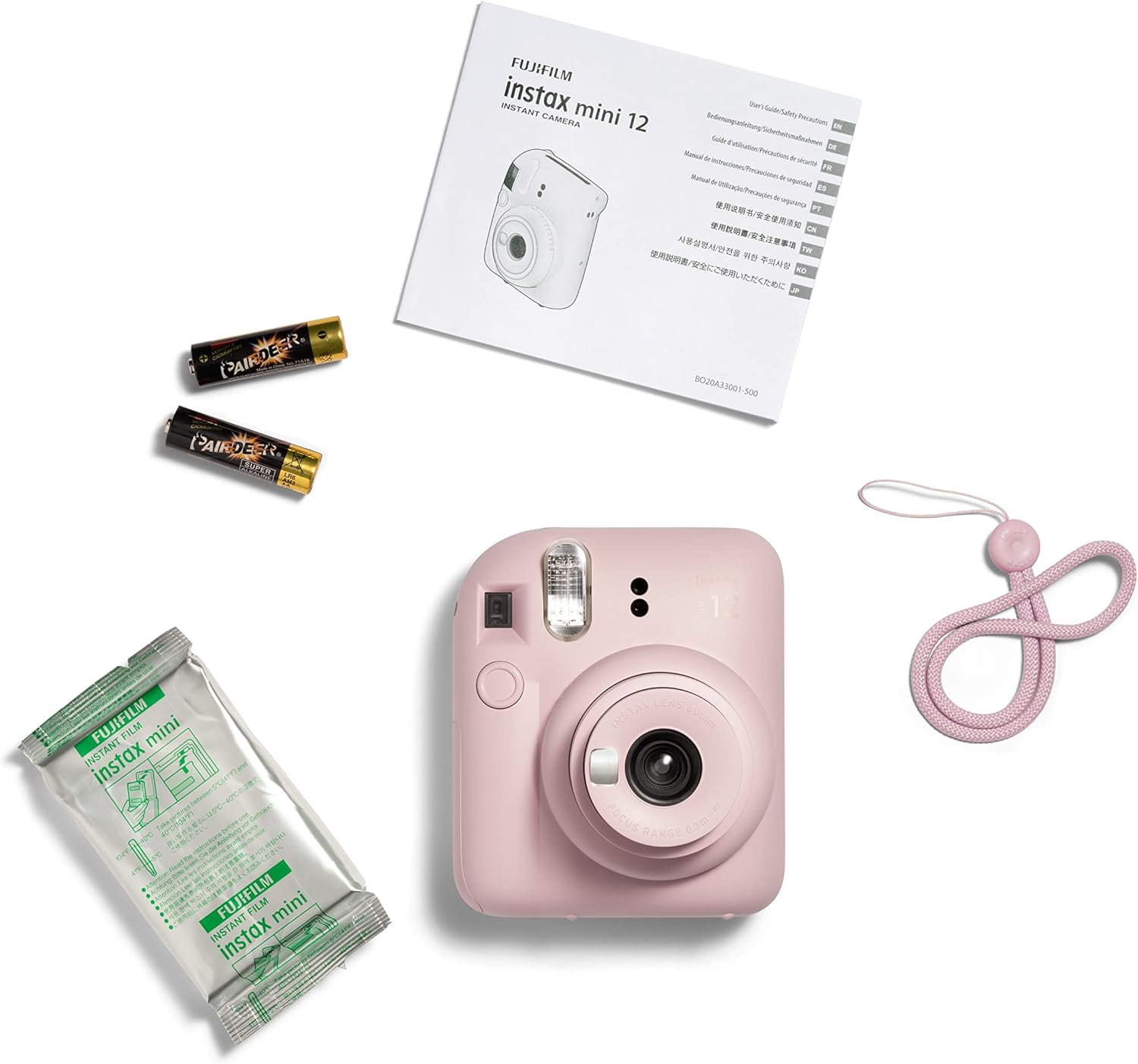Instax Camera Mini 12 Gift Box (Blossom Pink)