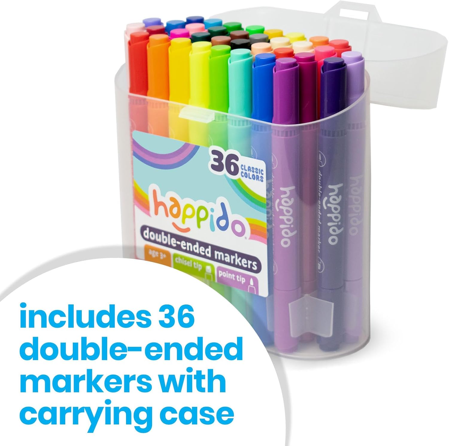 Ooly Happido: Double Ended Markers 36 Colors