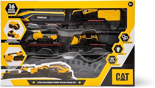 Cat Little Machine Power Truck Train Set