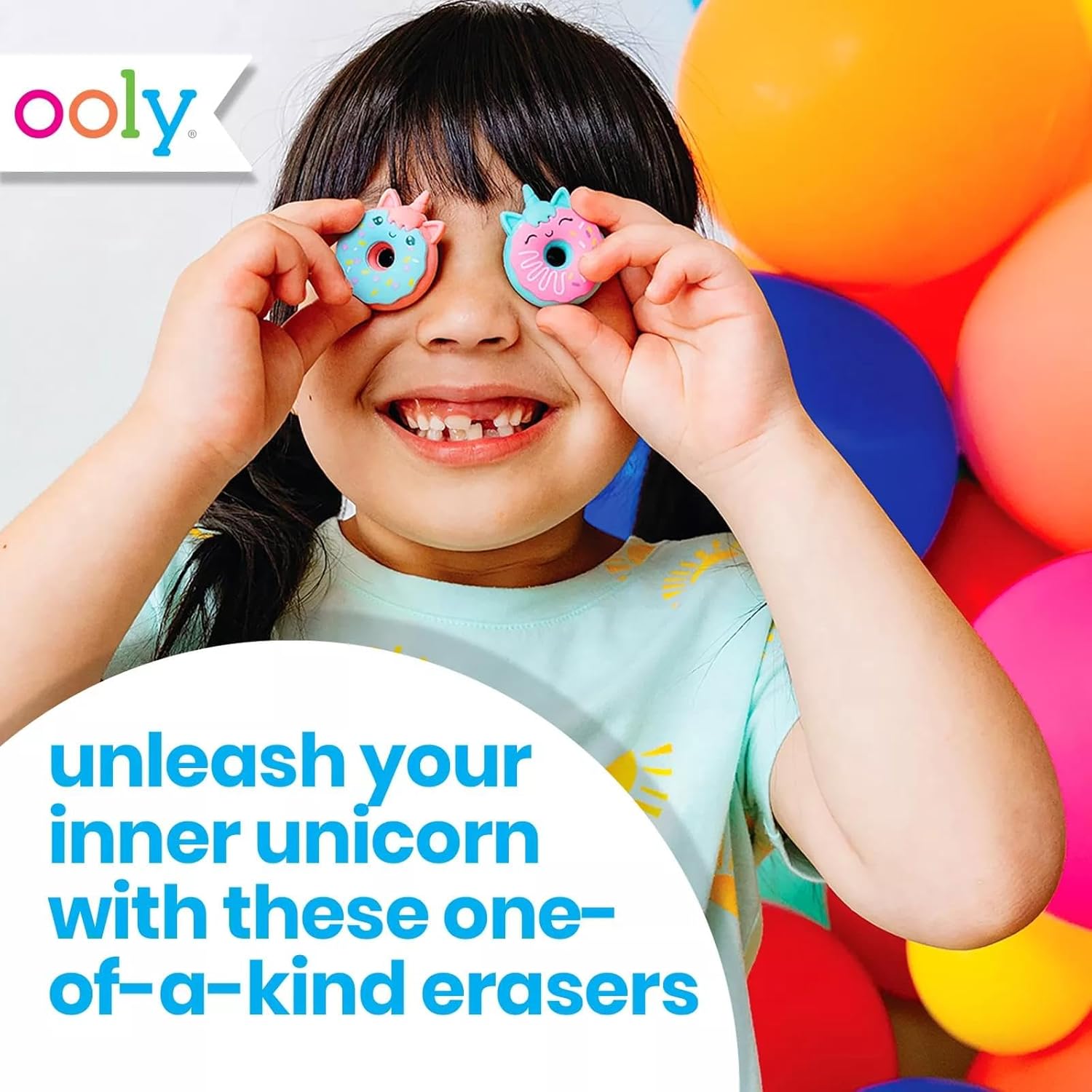 Ooly Magic Bakery Unicorn Donuts Scented Erasers Set Of 3