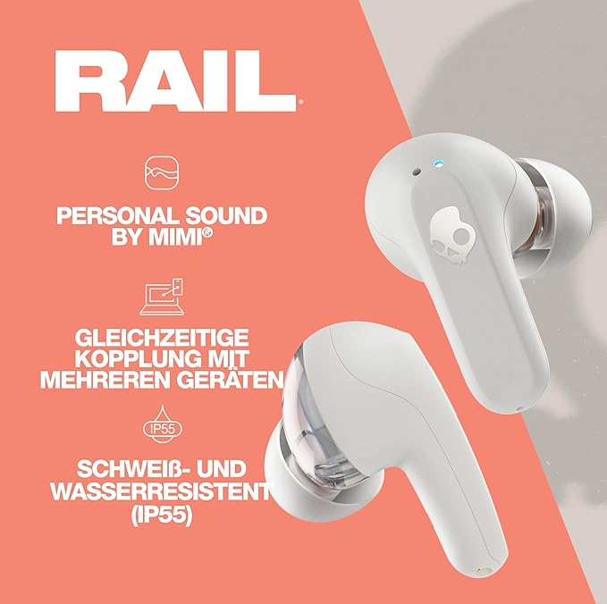 SKULLCANDY RAIL TRUE WIRELESS IN-EAR-BONE