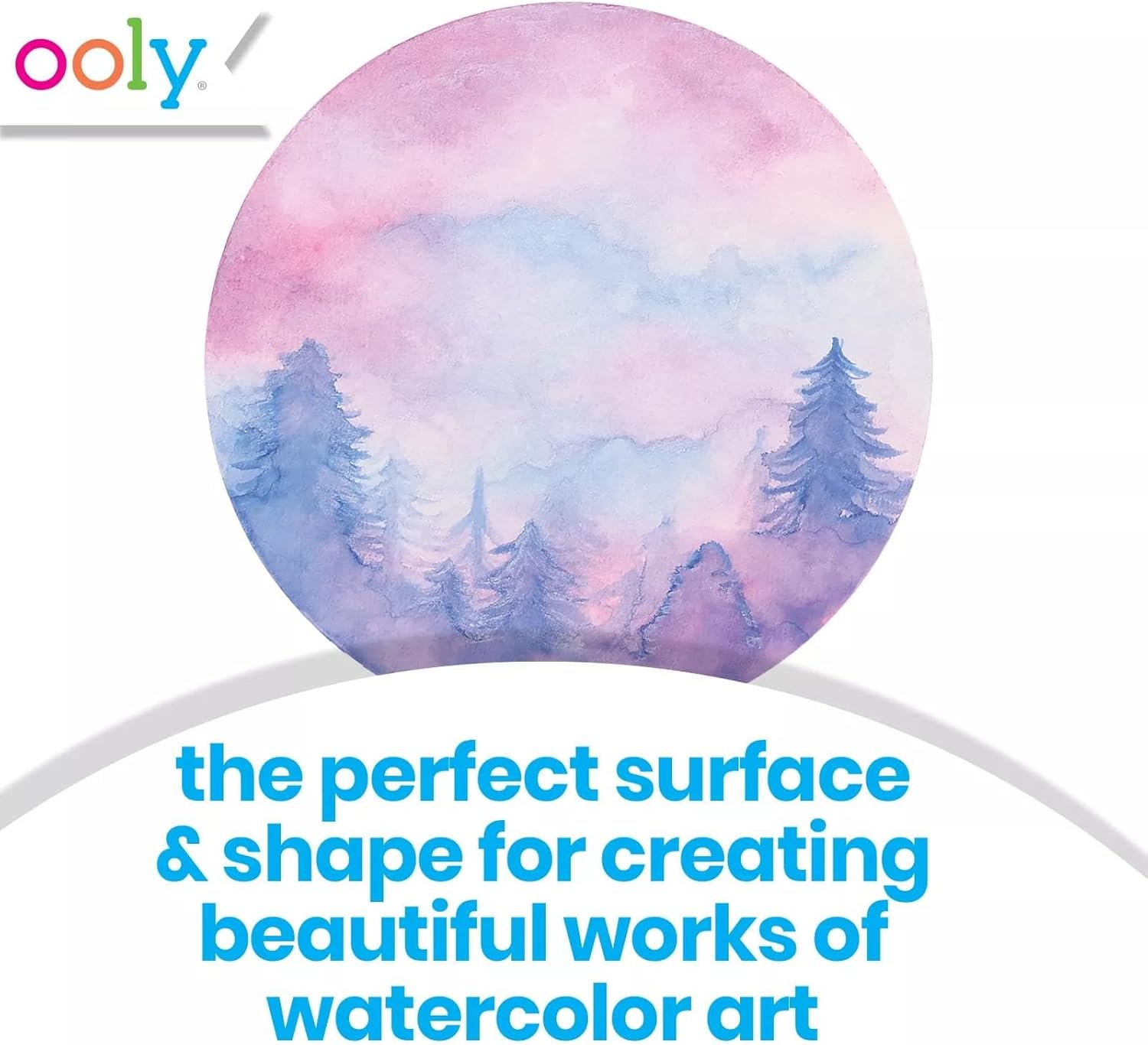 Ooly Chroma Blends Circular Watercolor Paper Pad 1 Pc 10 Diameter