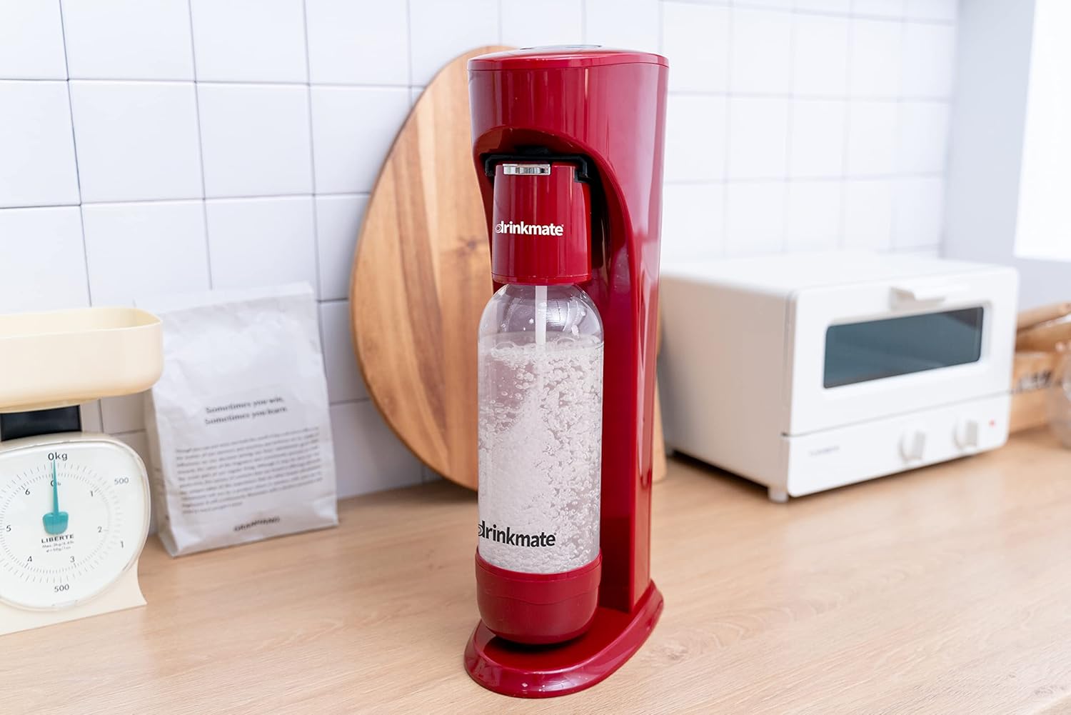 Drinkmate Machine Kit With Fizz Infuser Red