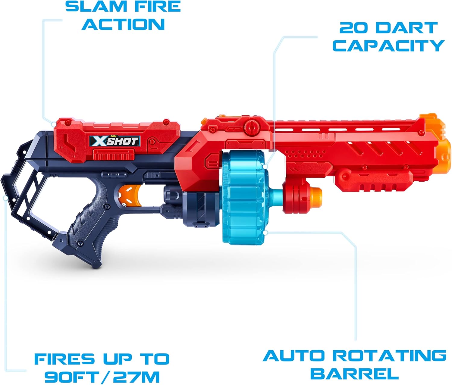 X-Shot Excel Turbo Fire (48Darts)