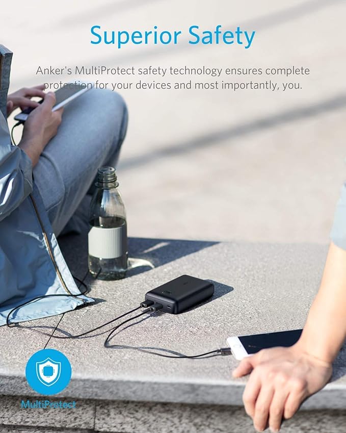 أنكر باور بانك PowerCore Select 10000 mAh - أسود