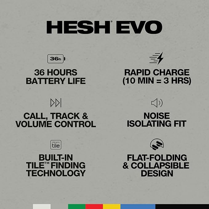 SKULLCANDY HESH EVO WIRELESS OVER-EAR-TRUE BLACK